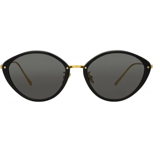 Linda Farrow Sunglasses-- Lucy Cat Eye Sunglasses in Black - LFL1086C1SUN - Eyewear - Avvenice