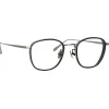 Linda Farrow Sunglasses-- Maco Squared Optical Glasses in White Gold - LFL1220C2OPT - Eyewear - Avvenice