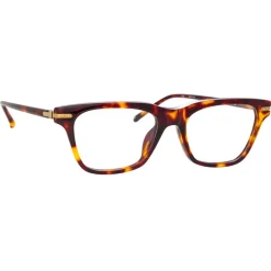 Linda Farrow Sunglasses-- Mae A Cat Eye Optical Glasses in Tortoiseshell - LF55AC2OPT - Eyewear - Avvenice