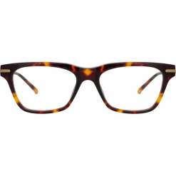 Linda Farrow Sunglasses-- Mae Cat Eye Optical Glasses in Tortoiseshell - LF55C2OPT - Eyewear - Avvenice