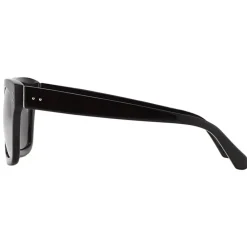 Linda Farrow Sunglasses-- Max D-Frame Sunglasses in Black Silver - LFL71C50SUN - Eyewear - Avvenice
