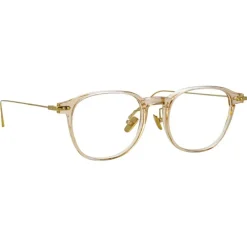 Linda Farrow Sunglasses-- Meier D-Frame Optical Glasses in Clear - Eyewear - Avvenice