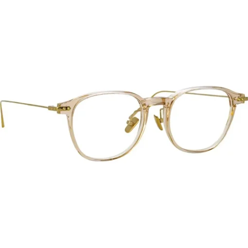 Linda Farrow Sunglasses-- Meier D-Frame Optical Glasses in Clear - Eyewear - Avvenice