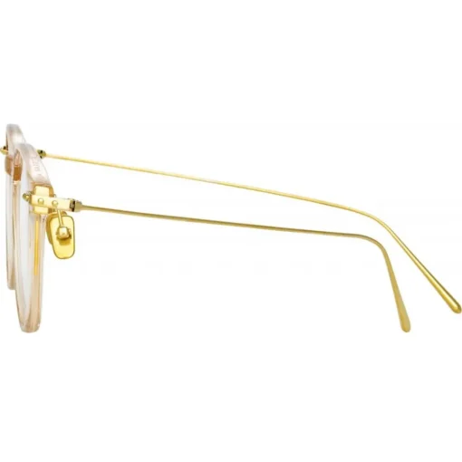 Linda Farrow Sunglasses-- Meier D-Frame Optical Glasses in Clear - Eyewear - Avvenice