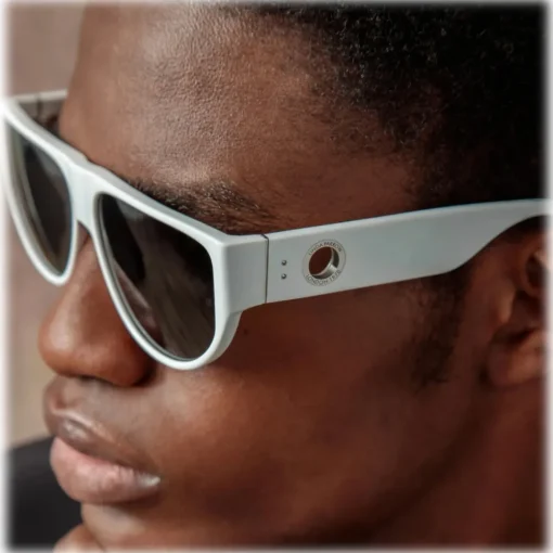 Linda Farrow Sunglasses-- Men's Elodie Flat Top Sunglasses in White - LFL1302C4SUN - Eyewear - Avvenice