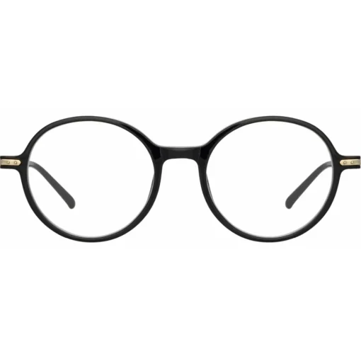 Linda Farrow Sunglasses-- Merrick A Oval Optical Glasses in Black - LF51AC1OPT - Eyewear - Avvenice