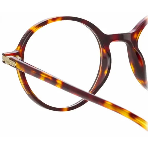 Linda Farrow Sunglasses-- Merrick A Oval Optical Glasses in Tortoiseshell - LF51AC2OPT - Eyewear - Avvenice
