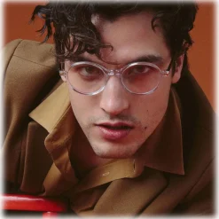 Linda Farrow Sunglasses-- Merrick A Oval Optical Glasses in Tortoiseshell - LF51AC2OPT - Eyewear - Avvenice