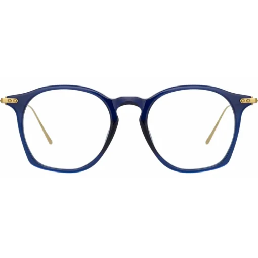 Linda Farrow Sunglasses-- Mila Square Optical Glasses in Navy - LF52C3OPT - Eyewear - Avvenice