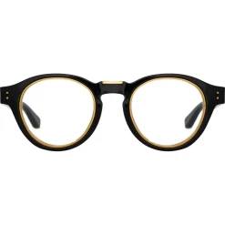 Linda Farrow Sunglasses-- Morris Oval Optical Glasses in Black - LFL1381C3OPT - Eyewear - Avvenice