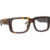 Linda Farrow Sunglasses-- Morrison Rectangular Optical Glasses in Tortoiseshell - LFL1027C6OPT - Eyewear - Avvenice