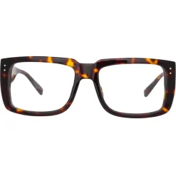 Linda Farrow Sunglasses-- Morrison Rectangular Optical Glasses in Tortoiseshell - LFL1027C6OPT - Eyewear - Avvenice