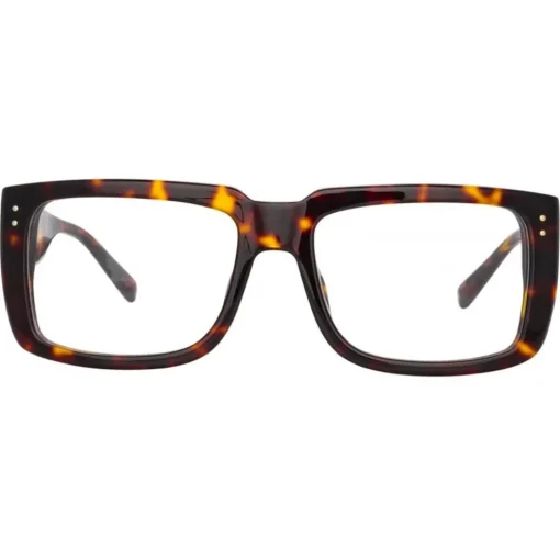 Linda Farrow Sunglasses-- Morrison Rectangular Optical Glasses in Tortoiseshell - LFL1027C6OPT - Eyewear - Avvenice