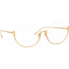 Linda Farrow Sunglasses-- Rae Cat Eye Optical Glasses in Rose Gold - LFL1144C7OPT - Eyewear - Avvenice