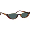 Linda Farrow Sunglasses-- Robyn Cat Eye Sunglasses in Tortoiseshell - LFL1169C2SUN - Eyewear - Avvenice