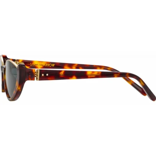 Linda Farrow Sunglasses-- Robyn Cat Eye Sunglasses in Tortoiseshell - LFL1169C2SUN - Eyewear - Avvenice