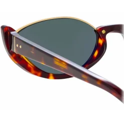Linda Farrow Sunglasses-- Robyn Cat Eye Sunglasses in Tortoiseshell - LFL1169C2SUN - Eyewear - Avvenice