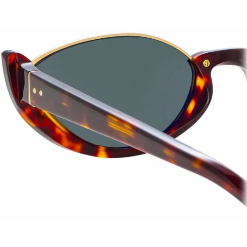 Linda Farrow Sunglasses-- Robyn Cat Eye Sunglasses in Tortoiseshell - LFL1169C2SUN - Eyewear - Avvenice