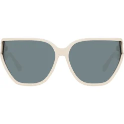 Linda Farrow Sunglasses-- Sabine Oversized Sunglasses in Cream - LFL1298C3SUN - Eyewear - Avvenice