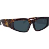 Linda Farrow Sunglasses-- Senna Cat Eye Sunglasses in Tortoiseshell - LFL1351C2SUN - Eyewear - Avvenice