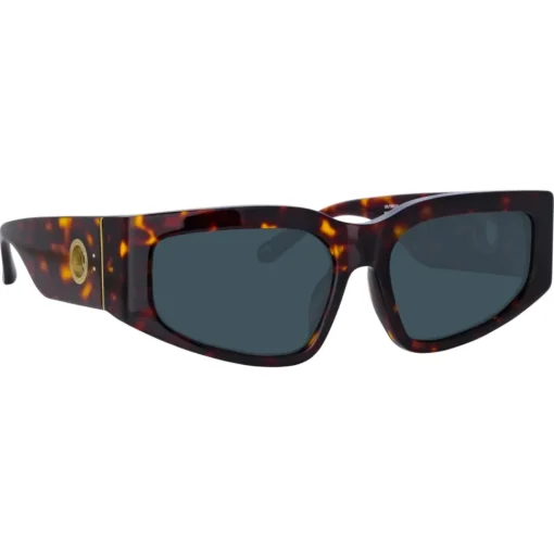 Linda Farrow Sunglasses-- Senna Cat Eye Sunglasses in Tortoiseshell - LFL1351C2SUN - Eyewear - Avvenice