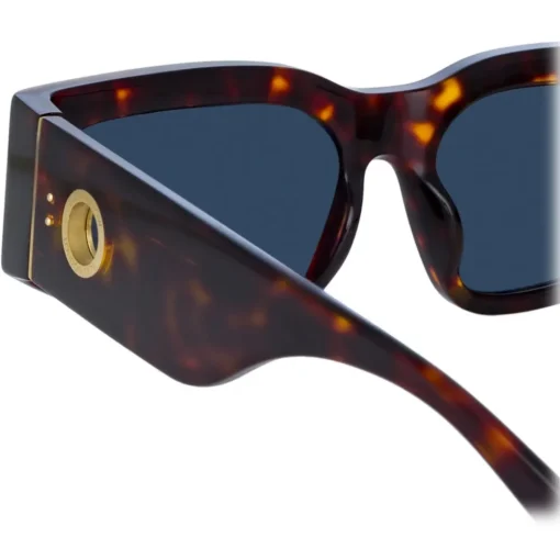 Linda Farrow Sunglasses-- Senna Cat Eye Sunglasses in Tortoiseshell - LFL1351C2SUN - Eyewear - Avvenice