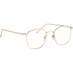 Linda Farrow Sunglasses-- SImon Square Optical Glasses in Rose Gold - LFL479C8OPT - Eyewear - Avvenice