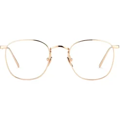 Linda Farrow Sunglasses-- SImon Square Optical Glasses in Rose Gold - LFL479C8OPT - Eyewear - Avvenice