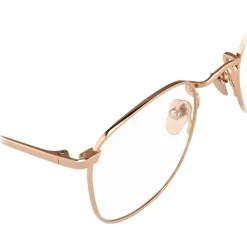 Linda Farrow Sunglasses-- SImon Square Optical Glasses in Rose Gold - LFL479C8OPT - Eyewear - Avvenice