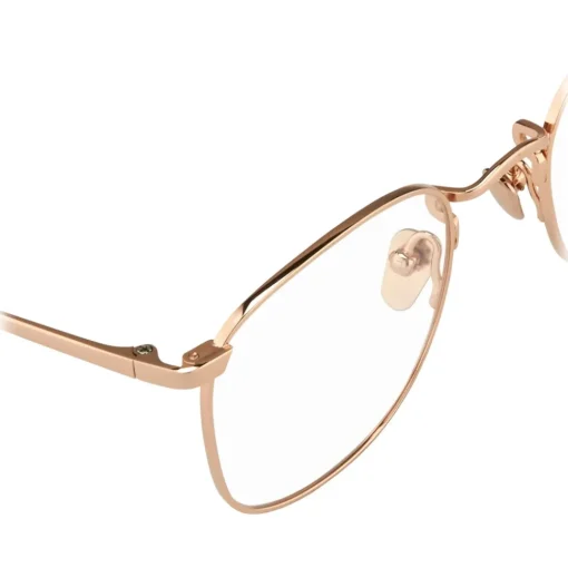 Linda Farrow Sunglasses-- SImon Square Optical Glasses in Rose Gold - LFL479C8OPT - Eyewear - Avvenice