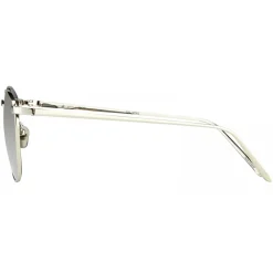 Linda Farrow Sunglasses-- Simon Square Sunglasses in White Gold - LFLC479C2SUN - Eyewear - Avvenice