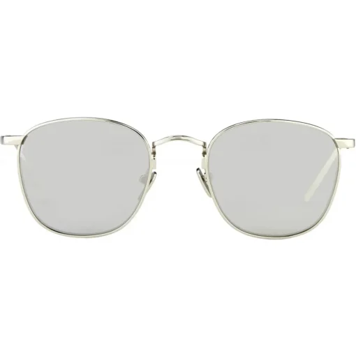 Linda Farrow Sunglasses-- Simon Square Sunglasses in White Gold - LFLC479C2SUN - Eyewear - Avvenice