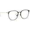 Linda Farrow Sunglasses-- Sophia A Oval Optical Glasses in Black White Gold - LF45AC2OPT - Eyewear - Avvenice