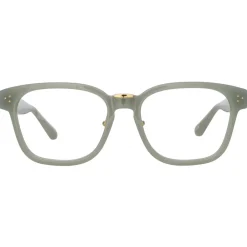Linda Farrow Sunglasses-- Steffen A Optical D-Frame in Steel - LFL1402AC3OPT - Eyewear - Avvenice