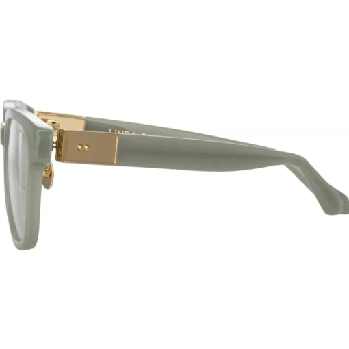 Linda Farrow Sunglasses-- Steffen A Optical D-Frame in Steel - LFL1402AC3OPT - Eyewear - Avvenice