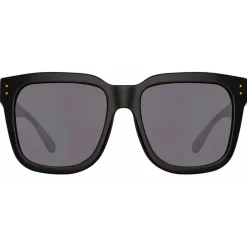 Linda Farrow Sunglasses-- The Freya Square Sunglasses in Black - LFL1175C1SUN - Eyewear - Avvenice