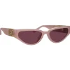 Linda Farrow Sunglasses-- Tomie Cat Eye Sunglasses in Lilac - LFL1426C2SUN - Eyewear - Avvenice