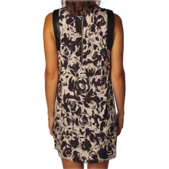 Liu Jo Dresses-- Short Floral Sleeveless Dress - White - Dress - Made in Italy - Luxury Exclusive Collection - Avvenice