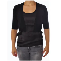 Liu Jo Tops-- Tank Top and Sweater Set - Black - Made in Italy - Luxury Exclusive Collection - Avvenice