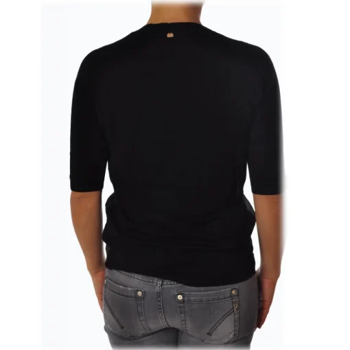 Liu Jo Tops-- Tank Top and Sweater Set - Black - Made in Italy - Luxury Exclusive Collection - Avvenice