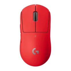 Logitech Gaming-- Pro X Superlight Wireless Gaming Mouse - Red - Gaming Mouse - Avvenice
