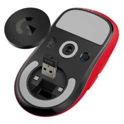 Logitech Gaming-- Pro X Superlight Wireless Gaming Mouse - Red - Gaming Mouse - Avvenice