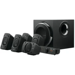 Logitech Gaming-- Z906 5.1 Surround Sound Speaker System - Black - Gaming Speaker - Avvenice