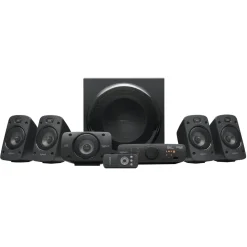 Logitech Gaming-- Z906 5.1 Surround Sound Speaker System - Black - Gaming Speaker - Avvenice