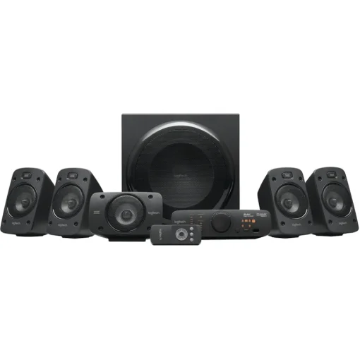 Logitech Gaming-- Z906 5.1 Surround Sound Speaker System - Black - Gaming Speaker - Avvenice