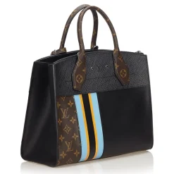 Louis Vuitton Vintage Vintage Bags-- City Steamer MM Bag - Black - Canvas Leather Calf Handbag - Luxury High Quality - Avvenice