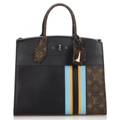 Louis Vuitton Vintage Vintage Bags-- City Steamer MM Bag - Black - Canvas Leather Calf Handbag - Luxury High Quality - Avvenice