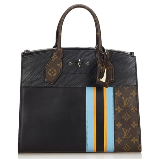 Louis Vuitton Vintage Vintage Bags-- City Steamer MM Bag - Black - Canvas Leather Calf Handbag - Luxury High Quality - Avvenice