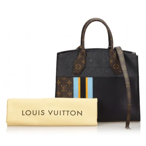 Louis Vuitton Vintage Vintage Bags-- City Steamer MM Bag - Black - Canvas Leather Calf Handbag - Luxury High Quality - Avvenice
