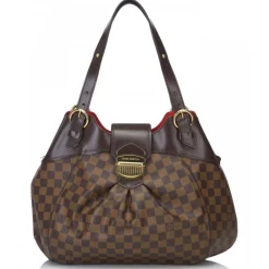 Louis Vuitton Vintage Vintage Bags-- Damier Ebene Sistina GM Bag - Brown - Damier Canvas and Leather Handbag - Luxury High Quality - Avvenice